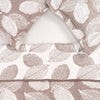 Brown Leafy Dreams Bedspread Set close-up