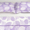 Purple Leafy Dreams Bedspread Set with pillowcases