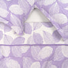 Purple Leafy Dreams Bedspread Set close-up