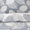 Gray Leafy Dreams Bedspread Set detail
